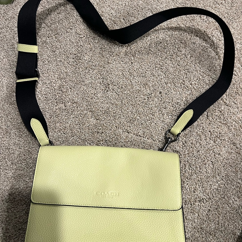 Coach Lime Green Crossbody Bag